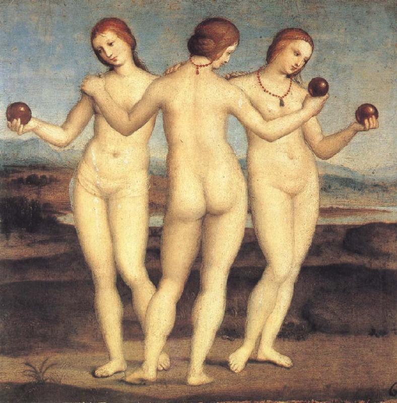 RAFFAELLO Sanzio Three woman oil painting image